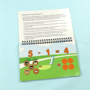 Usine Vente Pas Cher Enfants D'apprentissage Préscolaire <span class=keywords><strong>Livre</strong></span> de Comptage Spirale <span class=keywords><strong>Livre</strong></span> de Maths Pour Enfants - Product Image 1