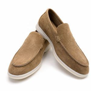 RADOLFA <span class=keywords><strong>Mocasines</strong></span> de Cuero Genuino de Lujo con Punta Cerrada y Antideslizantes para Hombre, Zapatos Planos Casuales, Ligeros y Transpirables, OEM - Product Image 2