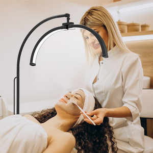 Đèn làm móng 32W cho salon spa, giá đỡ uốn cong, đèn nối mi, giá đỡ có kẹp điện thoại hình bán nguyệt, đèn chụp ảnh làm đẹp - Product Image 6