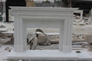 Revestimiento de <span class=keywords><strong>Chimenea</strong></span> de Mármol Natural Francés, Diseño Moderno, Hecho a Mano, Tamaño Personalizable, para Venta en Villas - Product Image 5