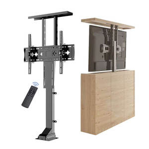 حامل تلفاز NBJOHSON الكهربائي المخفي، حامل رفع تلفاز آلي قابل لتعديل الارتفاع مع جهاز تحكم عن بعد - Product Image 2