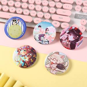 Keke Anime <b>Badges</b> 32mm 44mm 25mm 58mm Glossy Film Laser Card Double Flashing Pin <b>Badge</b> For Gift <b>Birthday</b> Party - Product Image 3