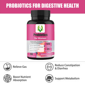 Private Label Probiotics for Women Capsules D-Mannose Cranberry Prebiotic Digestive Enzymes Improve Digestive Vaginal Health - Product Image 3