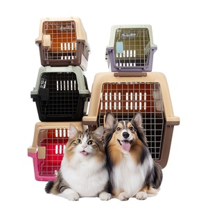 Transportadores de Mascotas Plegables Ligeros y Resistentes con Logotipo Personalizado, Varios Tamaños, Portátiles, de Plástico, Aprobados por Aerolíneas, para Viajes de Perros y Gatos - Product Image 1