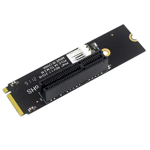 PCI-E 4X yükseltici kart M2 PCIE genişleme kartı M2 M anahtar PCI-E X4 yuvası kartı yerleşik sürücü bilgisayar kablosu konektörü için NGFF