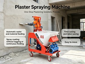 Pompe à mortier industrielle haute pression et haute efficacité avec moteur 5500W pour le lissage des sols de grands entrepôts - Product Image 4