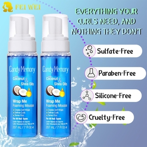 Mousse coiffante pour <span class=keywords><strong>cheveux</strong></span> bouclés à l'huile de noix de coco et de karité, marque privée, définit <span class=keywords><strong>les</strong></span> boucles, anti-frisottis, pour tous <span class=keywords><strong>les</strong></span> types de <span class=keywords><strong>cheveux</strong></span> - Product Image 6