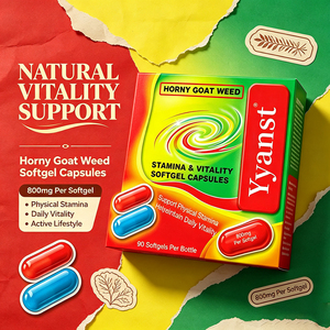 Cápsulas de Gel Suave de Hierba de Cabra en Celo Extra 800mg, 90 Unidades, Apoyo para la Resistencia Física, Vitalidad Diaria, Mantenimiento de un Estilo de Vida Activo, Suplemento - Product Image 3
