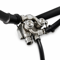 Cybern Universal Motorcycle Front Combined Braking System CBS Control Valve Hydraulic Brake Hose Electric Scooter Safety Upgrade