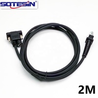 Câble de scanner série SOTESIN câble de lecteur de codes à barres RS232 à Rj50 pour câble de données Datalogic GD4130 QW2100 QM2130 DB9 CAB-327