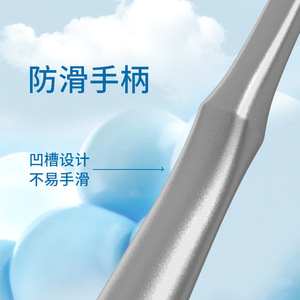 Cepillo de Dientes OralGos Royal Shine con Cerdas Suaves para Adultos, Cuidado de las Encías, Limpieza Profunda, Manual - Product Image 4