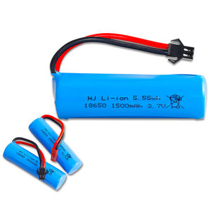 Baterai Li-ion <span class=keywords><strong>3</strong></span>.7V 1500mAh untuk Helikopter/Mobil/Kapal RC Mainan Bertenaga Baterai 18650 Li Ion - Product Image 2