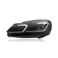 Phares Avant SJC pour Volkswagen Golf 6 Mk6 2009-2016, Ensemble Phares LED Plug-and-Play Modifiés, Accessoires Auto