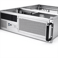 Boîtier de serveur 4U TZR sur mesure en tôle, châssis de serveur IA à 12 baies remplaçables à chaud pour montage en rack GPU
