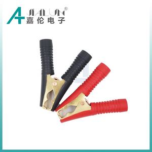 Jialun คลิปจระเข้ทองเหลืองแท้พร้อม100Amp ฟันคลิปหนีบจระเข้สำหรับงานหนัก - Product Image 4