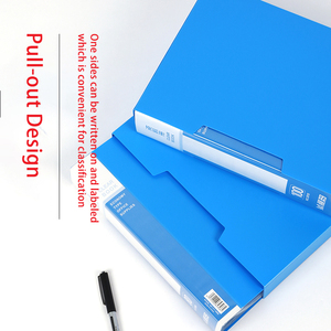 Bán buôn <span class=keywords><strong>A4</strong></span> trong suốt PP túi tài liệu thư mục với 20 không thấm nước bên trong trang Hiển thị cuốn sách cho các trường học & văn phòng sử dụng - Product Image 6