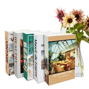 House Decorating Fake Book Storage Box Home Decorative Book Gucc Boxes Shaped Paper Packaging Box