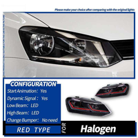 AURON 2011-2018 VW Polo Phare avant LED, feux de croisement, kit de modernisation/amélioration, nouveau, 12V 36W 6000 lm 6000K, éclairage universel