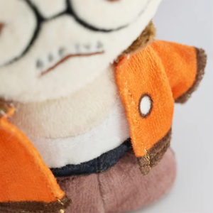Muñeco de Peluche Personalizado de 10 cm, Personaje de Anciano Barbudo de Dibujos Animados, Llavero de Peluche, Mini Muñeco de Algodón Suave Hecho a Mano - Product Image 5
