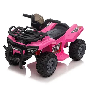 2022 Cute Child Electric ATV Green Pink Kids Electric Ride On Car With Music And Horn Rose Red Kids Battery Car