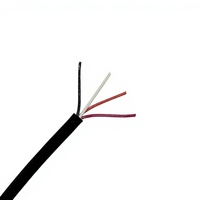 Câble de données et d'alimentation UL2464 24AWG 4 conducteurs en cuivre nu basse tension avec gaine PVC pour utilisation aérienne, idéal pour l'informatique, l'industrie, la construction et l'exploitation minière