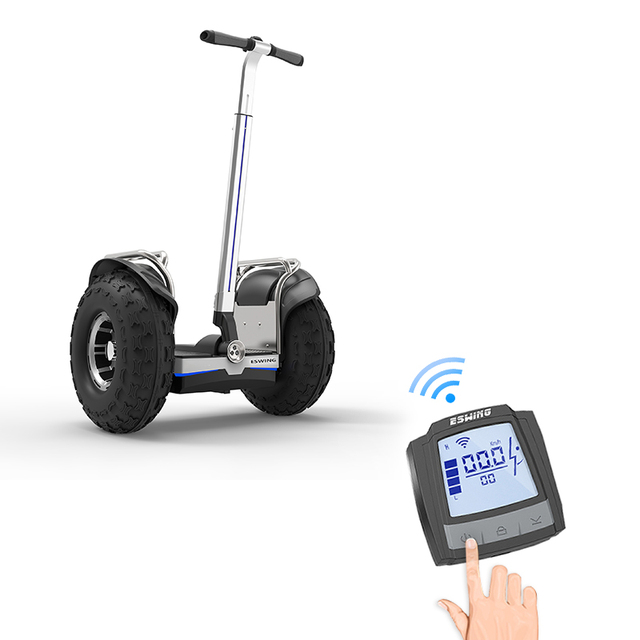 ESWING Two Rounds Self Balancing Electric Scooter LCD ES52-018 Remote Control CE/FCC/ROHS Certified