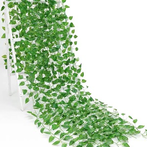 Fausses feuilles artificielles suspendues pour mariage Faux plante Scaping Fleurs et plantes décoratives - Product Image 1