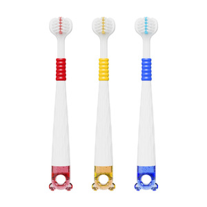 Little Cow Adventure Wrap Up Brosse à dents à poils doux Nettoyage 3D pour enfants de 3 à 12 ans - Product Image 5