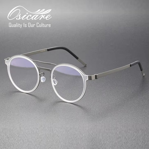 Lunettes de vue pour homme de haute qualité, best-seller, myopie, vintage, personnalisées, montures de lunettes en titane élégantes pour hommes - Product Image 4