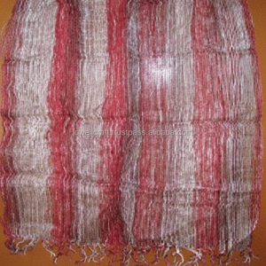 Bhagalpuri Silk Stripe Printed Stole Bufanda de verano ligera fabricada y exportada por Bhagalpuri Silk - Product Image 1