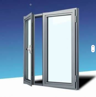 Ventanas Modernas de Alta Calidad, Horizontales, Abatibles, de Acero Inoxidable y Aleación de Aluminio, Resistentes al Fuego y al Calor, para Hogar, Hotel, Escalera