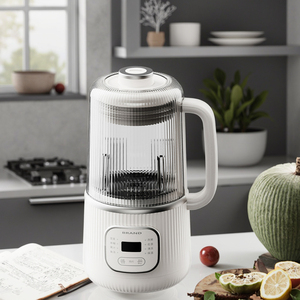 Máy làm sữa đậu nành điện đa chức năng, mạnh mẽ với chức năng làm nóng tự động và làm sữa đậu nành từ các loại hạt, máy làm sữa đậu nành tự động - Product Image 3
