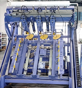 Khối Mùn Cưa Kết Nối Pallet Gỗ Bán Tự Động Tháo Dỡ Pallet Nailing <span class=keywords><strong>Machine</strong></span> - Product Image 3