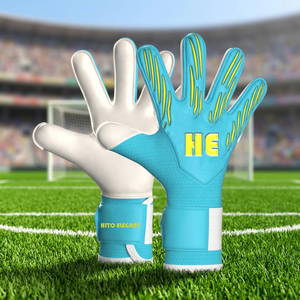 Gants de gardien de but de qualité supérieure, gants de gardien de but de football professionnels avec grip en latex respirant, latex allemand de 4 mm - Product Image 6