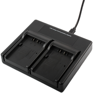 RingTeam AG-VBR59 двойное зарядное устройство с ЖК-подсветкой VW-VBD58 зарядное устройство для HPX260MC PX 270 PX 298 AG-FC100 камер OTP - Product Image 1