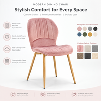 Chaise Papillon – Échantillon Disponible – Tissu Velours – Cadre en Acier Norme E0 – Robuste – Usage Commercial, Salle à Manger, Maison, Bureau, Hôtel – Design Moderne