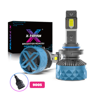 X-7SEVEN 190W 38000lm H4 H13 H7 9005 9006 <span class=keywords><strong>H11</strong></span> Đồng kép Ống Luces Led Para tự động siêu sáng Led Đèn Pha cho xe ô tô - Product Image 1