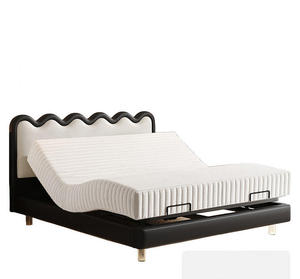 Cadre de lit flottant moderne |   Lit plateforme électrique réglable à gravité zéro |   Lit King Size en tissu technique haut de gamme avec moteur silencieux - Product Image 6