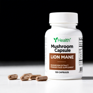 Capsules de Crinière de <span class=keywords><strong>Lion</strong></span> (Hericium Erinaceus) – Complément Alimentaire Nootropique pour la Santé Cérébrale et Digestive - Product Image 1