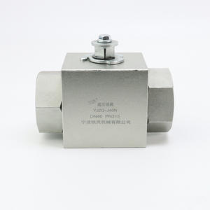 Vannes d'arrêt à noyau sphérique haute pression en acier au carbone à filetage interne – Fournisseur YJZQ-J40N - Product Image 1