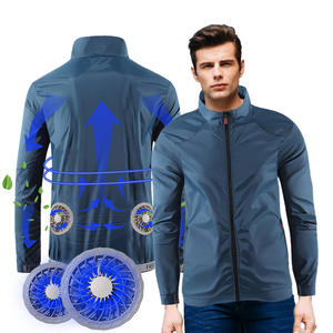 قميص صيفي لتكييف الهواء للرجال, قميص تبريد للسفر مع سترة بمروحة - Product Image 1