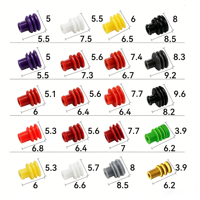 Bouchons en caoutchouc silicone étanches pour connecteurs de faisceaux de câbles automobiles, isolation anti-poussière, bouchon de trou aveugle