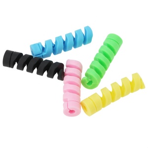 Organizzatore in Silicone per <span class=keywords><strong>Cavi</strong></span>, Protezione a Spirale in Gomma per <span class=keywords><strong>Cavi</strong></span> di Ricarica USB per iPhone e Telefoni - Product Image 2