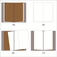 Logo personnalisé pour Sublimation, A6, personnalisé, couverture en PU blanc, pour journaux en cuir pour enseignants