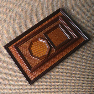 Bamboo Storage Tray Rectangular Square Octagon Traditional Chinese Design Kitchen Tableware Food Storage Container - Product Image 4