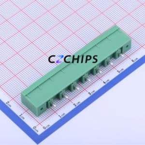 KF2EDGVM-7.5-7P Plug-in Terminal Block Through hole,P=7.5mm Connector Board-to-Board / Socket - Closed Screw Fixing 1x7P 7.5mm - Product Image 2