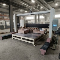 Machine de finition automatique à 8 têtes à changement rapide pour granit, marbre, pierres tombales, pavés et dalles épaisses