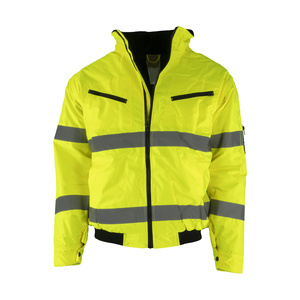 Pantalon de sécurité réfléchissant léger pour homme, haute visibilité, respirant, coupe-vent, imperméable, pour l'été, avec dos ventilé, pour les travailleurs en extérieur - Product Image 1