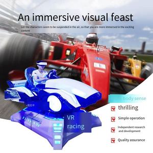 Emocionante Consola de Juego de Carreras VR 9D, Divertida Simulación de Competición Operada con Monedas para Centros Comerciales y Parques de Aventuras Interiores - Product Image 4