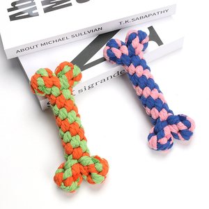 Wholesale Custom Pet <b>Dog</b> Chew Toys Durable Luxury Cotton Bone Interactive Small Pet <b>Dog</b> Rope Toys for <b>Dogs</b> - Product Image 6